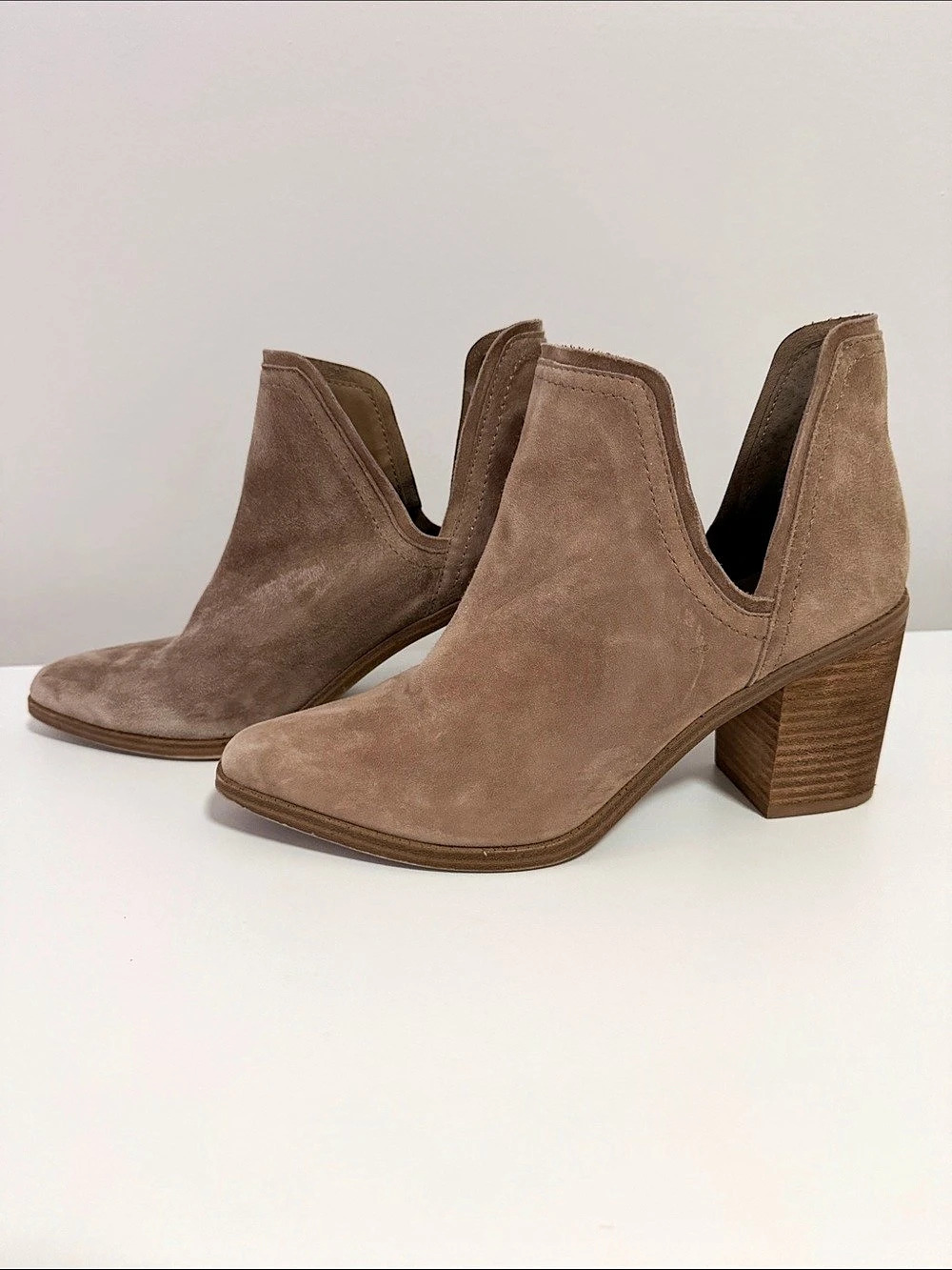 Steve Madden Brown Block Heel Ankle Boots